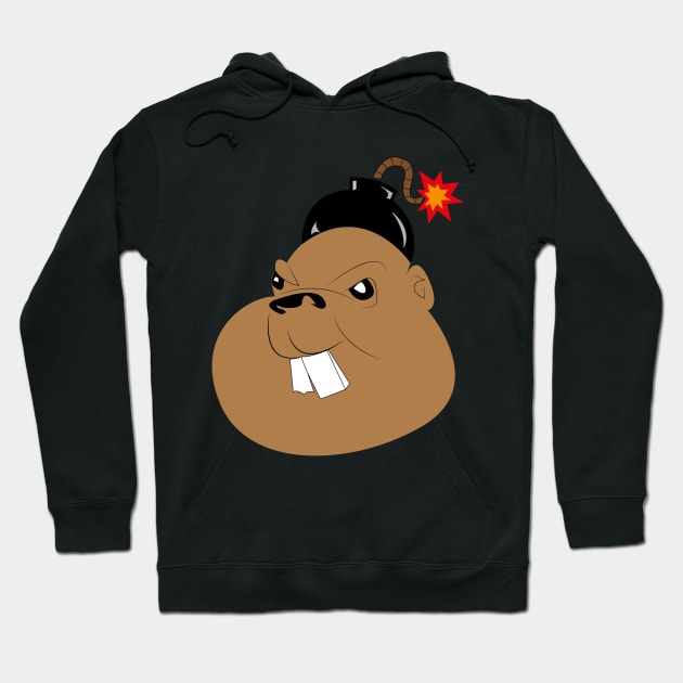 Angry Beaver v1.1 Hoodie by nichnavigator